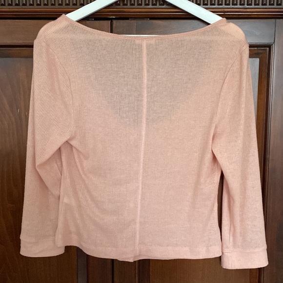 Free People Intimately ribbed lightweight cardigan sweet peach - Picture 2 of 11